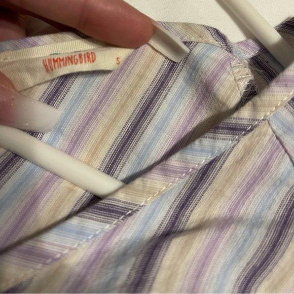 Blue/Purple Striped Top - Picture 4 of 5